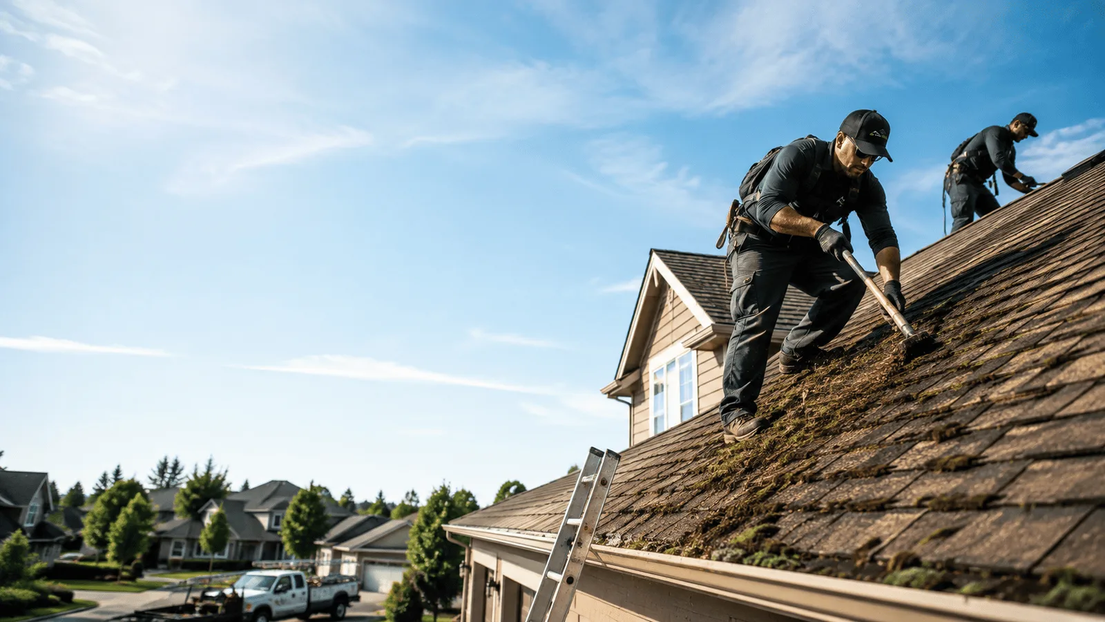 Roof Moss Removal in Colchester, CT near me